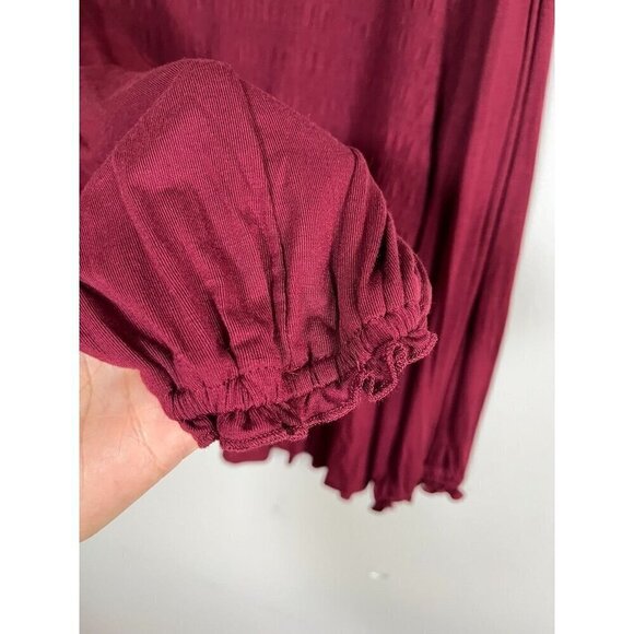 Lane Bryant Top 18 Purple Floral Smock Feminine Neutral Minimalist Preppy Boho - Picture 3 of 9